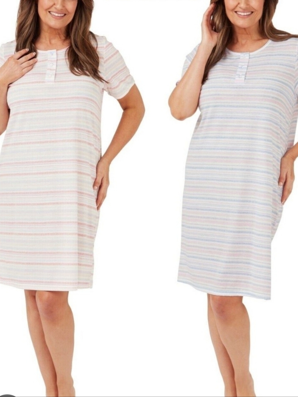 Splended Night Shirt Pj's  In Large Ir XL Pastel Colors